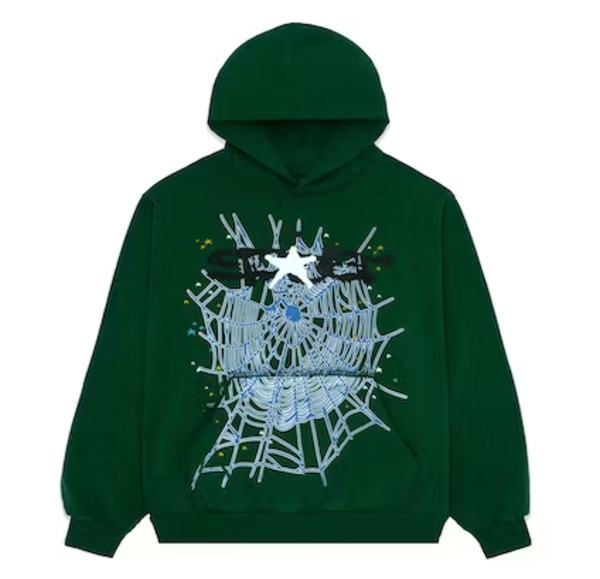 Sp5der Web Hoodie Hunter Green