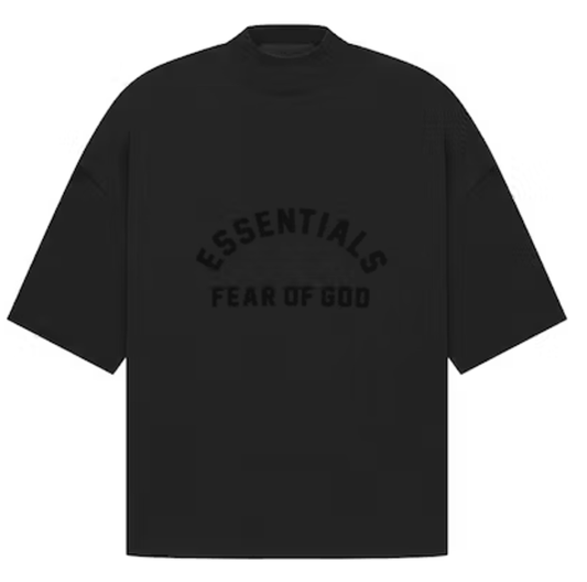 Fear of God Essentials Arch Logo Tee Jet Black