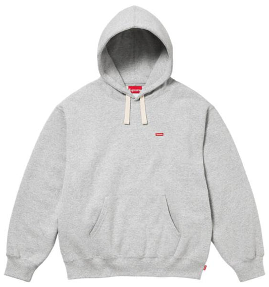 Supreme Small Box Drawcord Hooded Sweatshirt Grey