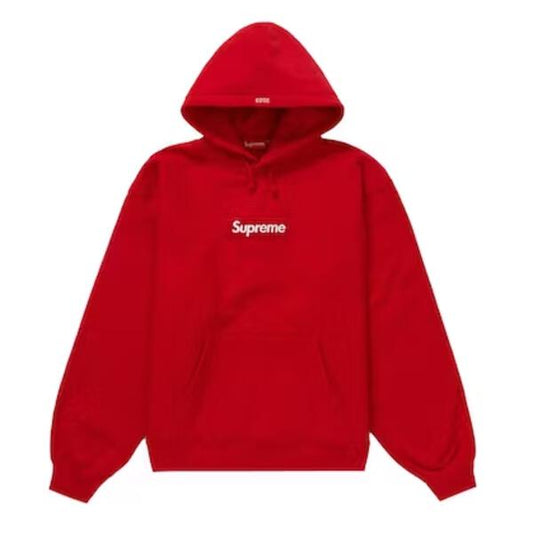 Supreme Box Logo Hooded Sweatshirt (FW23) Red