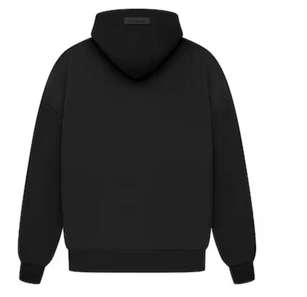 Fear of God Essentials Arch Logo Hoodie Jet Black