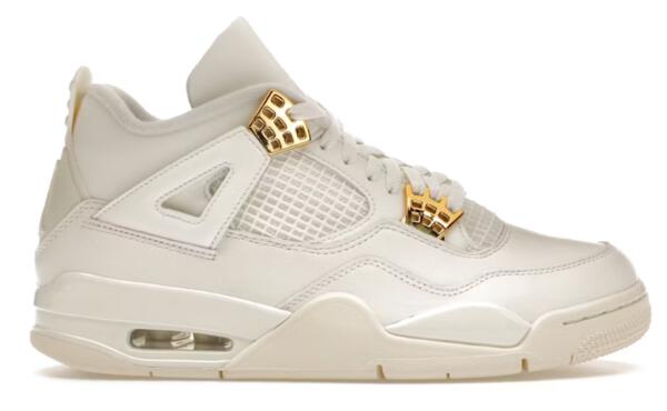 Jordan 4 Retro Metallic Gold (Women's)