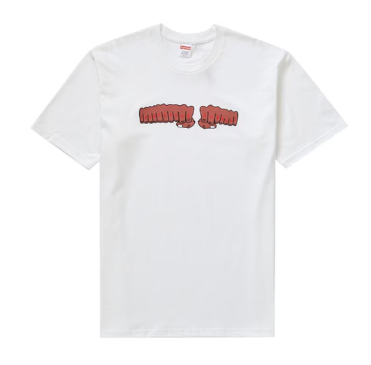 Supreme Toy Machine Fist Tee White