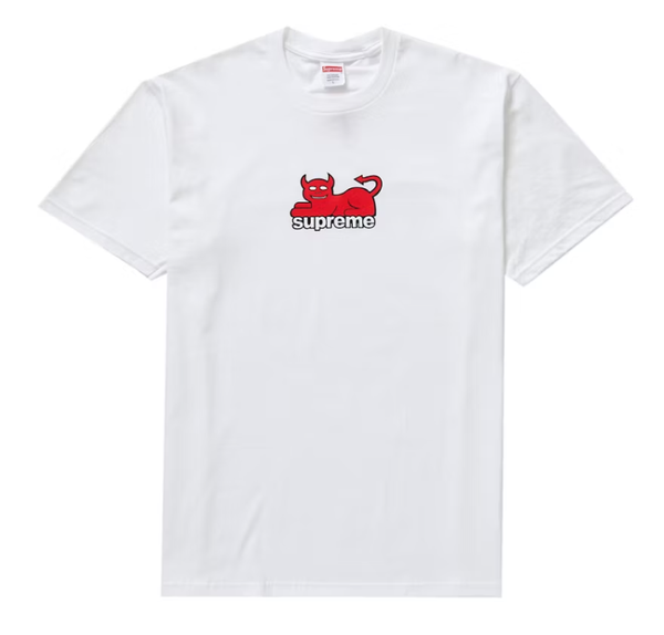 Supreme Toy Machine Devil Cat Tee White