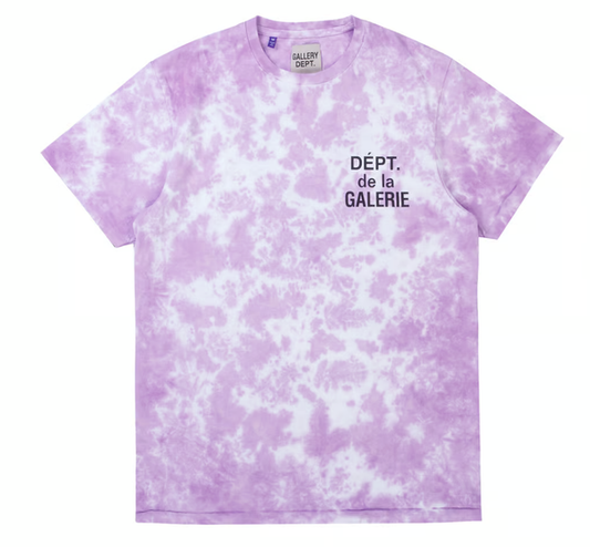 Gallery Dept. French Logo Tee Tie Dye Lavender