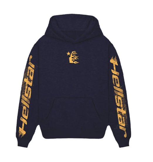 HELLSTAR Speed Hoodie 'Navy / Gold' (Oversea Exclusive)