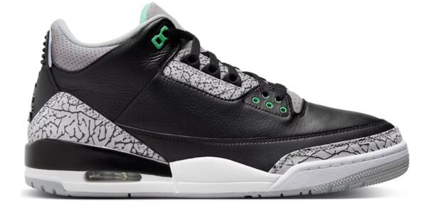 Jordan 3 Retro Green Glow (Men's)